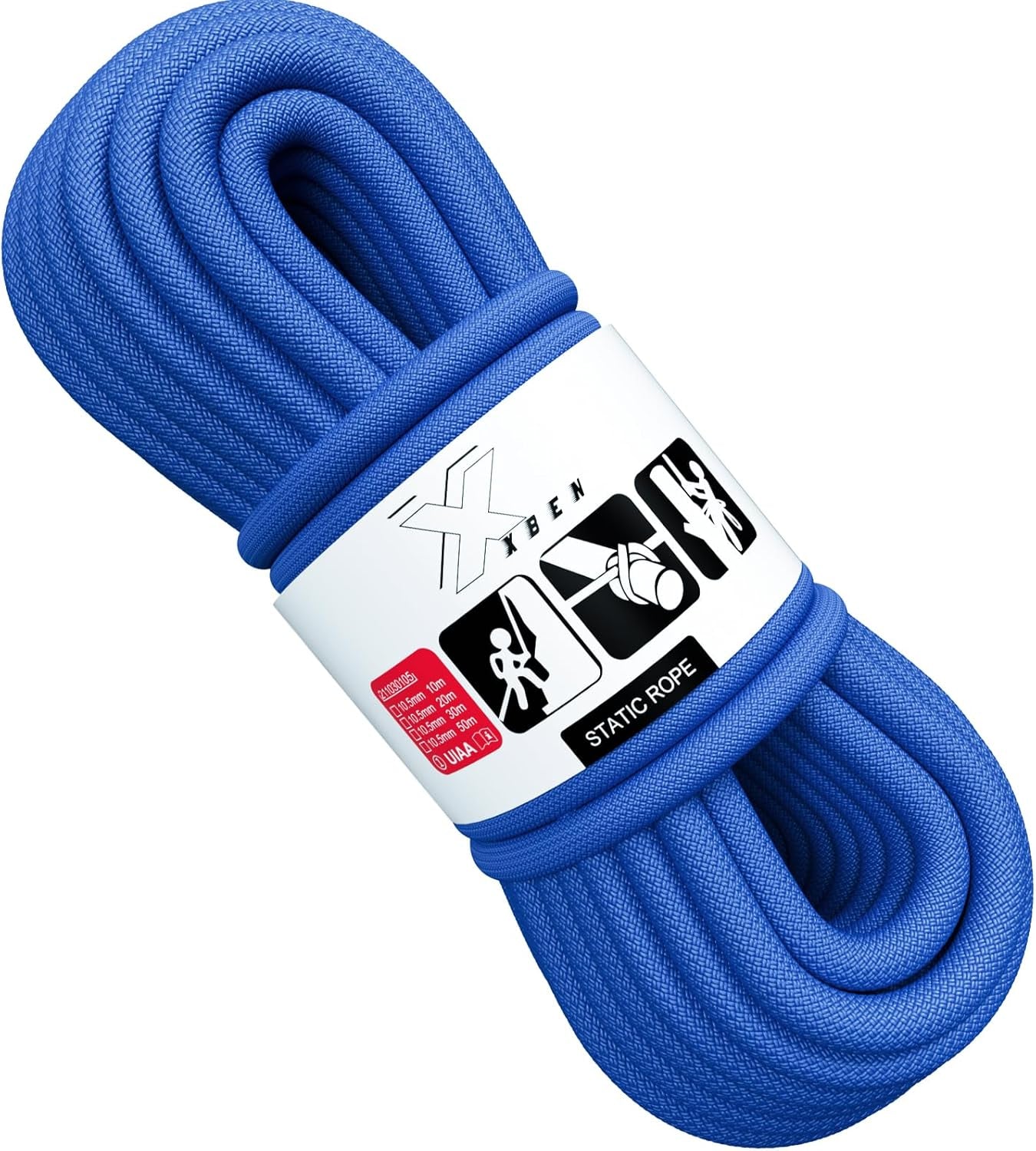 Outdoor Climbing Rope 10M(32Ft) 20M(64Ft) 30M(96Ft) 50M(160Ft) 70M(230Ft) 152M(5