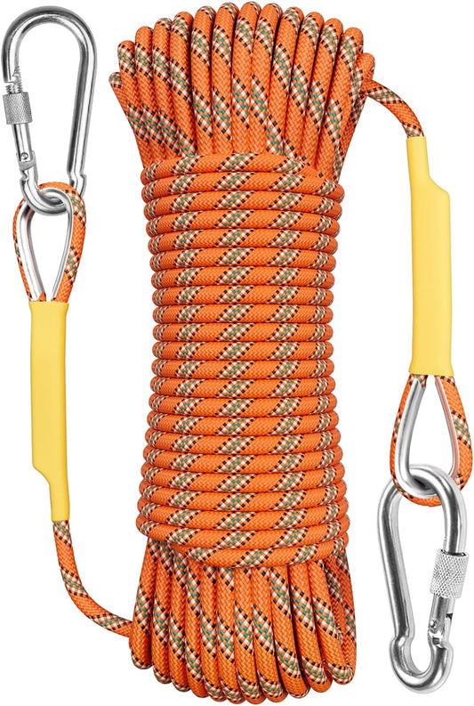 Outdoor Climbing Rope 10M(32Ft) 20M(64Ft) 30M(96Ft) 50M(160Ft) 70M(230Ft) 152M(5
