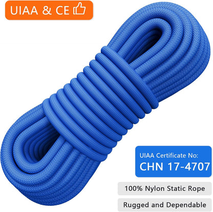 Outdoor Climbing Rope 10M(32Ft) 20M(64Ft) 30M(96Ft) 50M(160Ft) 70M(230Ft) 152M(5